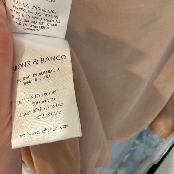 Bronx and Banco Jasmine Powder Blue Strapless Maxi Dress – Size 8 - Picture 12 of 14